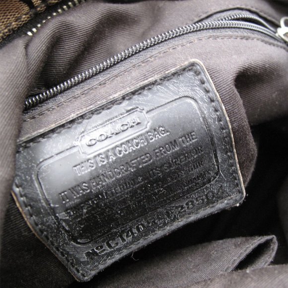 Bag Coach Black and Gray Shoulder monogram pre owned luxury 💖 - Picture 8 of 13